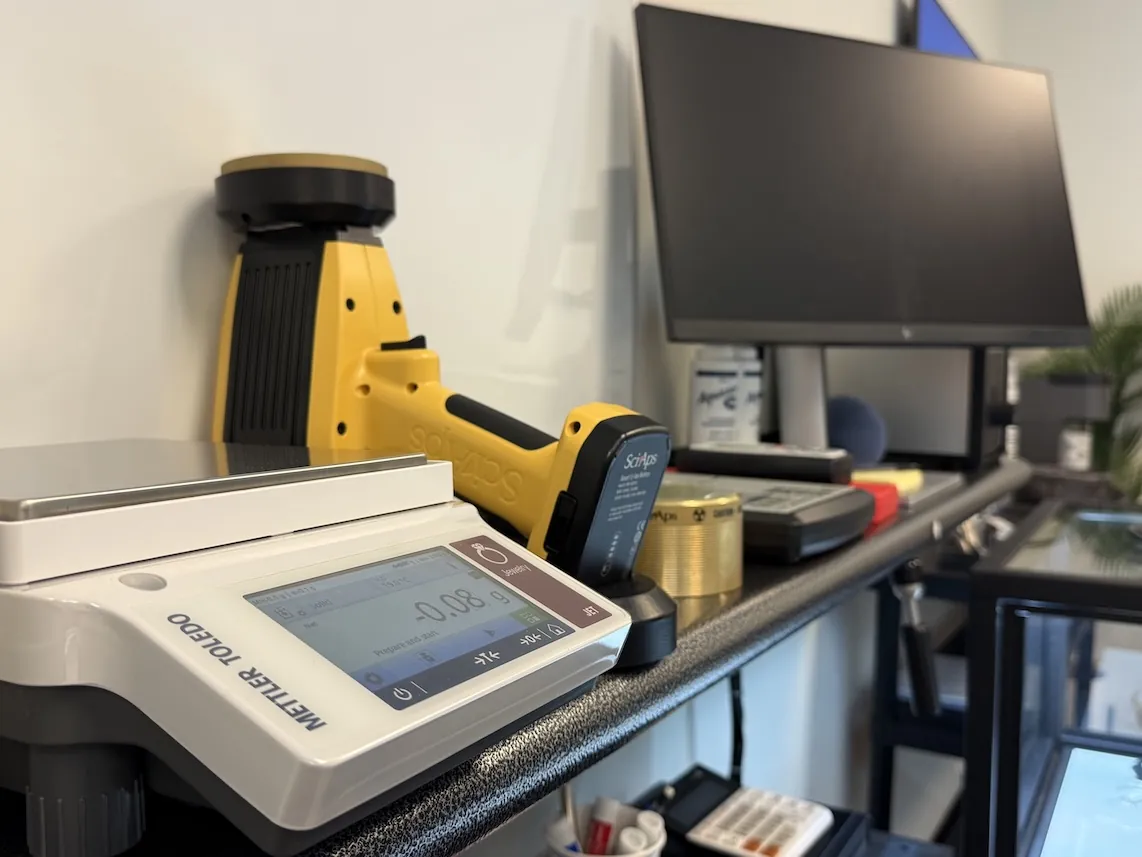 Precious metal testing equipment